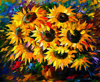 Без бренда «Собранный букет подсолнухов» в Краснодаре в интернет-магазине  Без бренда «Собранный букет подсолнухов» в Краснодаре