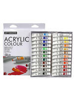 Без бренда «Коробка 24 шт.: Акриловые краски «Две картинки» 24 шт. по 12 мл, проф. пигмент» в Краснодаре