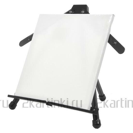Тип товара Мольберт настольный 75 см, металлический складной черный