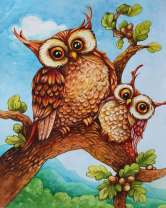 Без бренда «Совёнок с совой на ветке» в Краснодаре