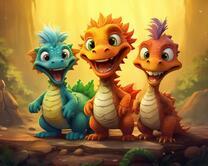 Без бренда «Милые и веселые дракончики» в Краснодаре