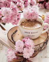 Капучино и цвет сакуры