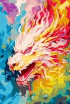 Без бренда «Разноцветный огненный дракон» в Краснодаре в интернет-магазине  Без бренда «Разноцветный огненный дракон» в Краснодаре