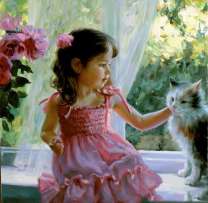 Без бренда «Девочка с кошкой на подоконнике» в Краснодаре