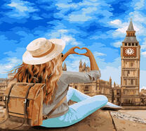 Девушка влюбленная в Лондон