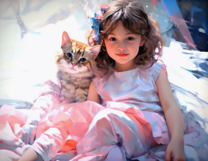 Без бренда «Девочка и пушистая кошечка» в Краснодаре