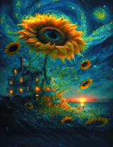 Без бренда «Фэнтези сюжет с подсолнухом» в Краснодаре в интернет-магазине  Без бренда «Фэнтези сюжет с подсолнухом» в Краснодаре