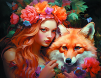 Без бренда «Рыжая девушка и рыжая лисица» в Краснодаре в интернет-магазине  Без бренда «Рыжая девушка и рыжая лисица» в Краснодаре