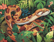 Без бренда «Маисовый полоз в зеленой листве» в Краснодаре