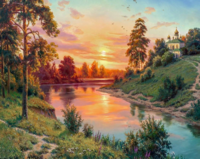 Без бренда «Вид на реку на закате» в Краснодаре